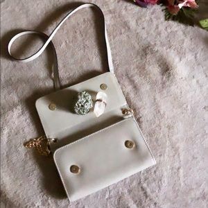 Forever 21 | Mini Cream Wallet Purse